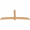 Ekena Millwork Bellingham Timber Gable Bracket, Western Red Cedar, 96"W x 44"H x 3 1/2"D x 5 1/2"F, 11/12 Pitch GBW096X44X0406BEL00SWR - alternate 2